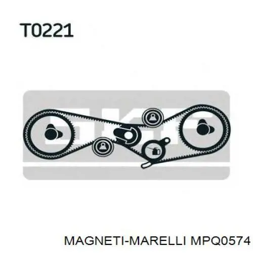 Rodillo tensor cadena Febi 11296