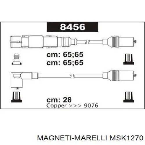 MSK1270 Magneti Marelli juego de cables de encendido