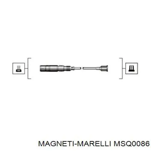 Cables de bujías MSQ0086 Magneti Marelli