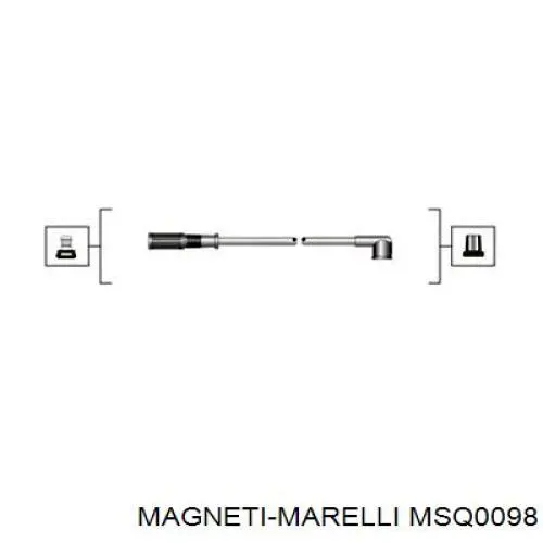 Juego de cables de bujias Magneti Marelli MSQ0098 precio, desde 24,20 EUR