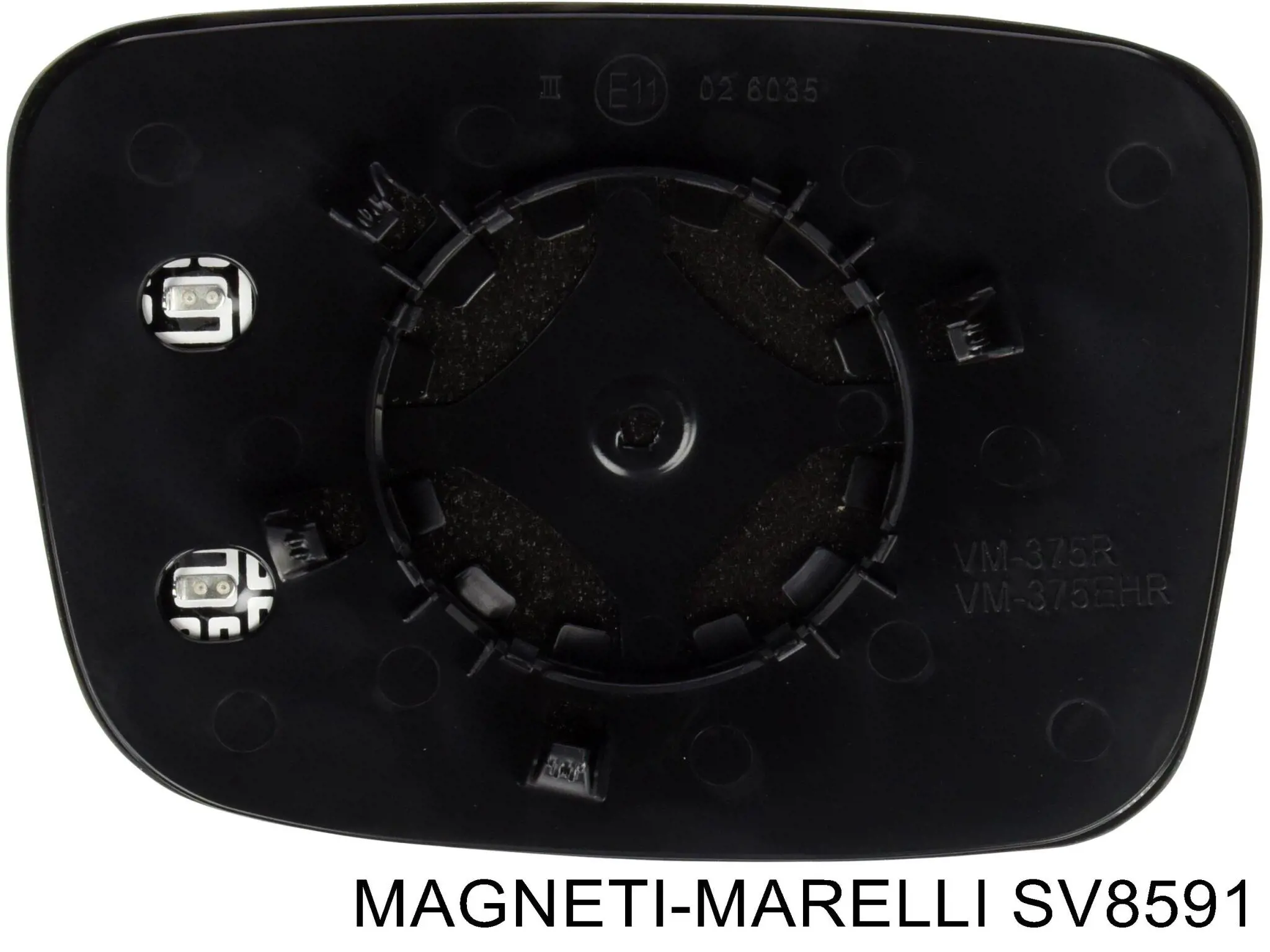 SV8591 Magneti Marelli cristal de espejo retrovisor exterior derecho