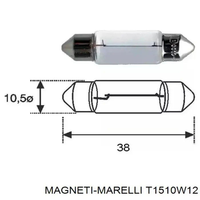 Comprar T1510W12 Magneti Marelli Bombilla de luz
