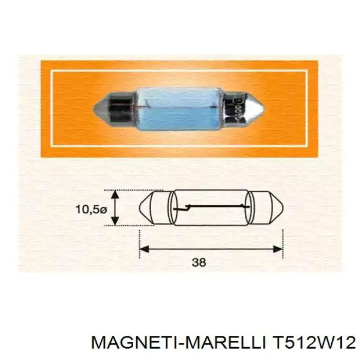 T512W12 Magneti Marelli luz del tablero (panel principal)