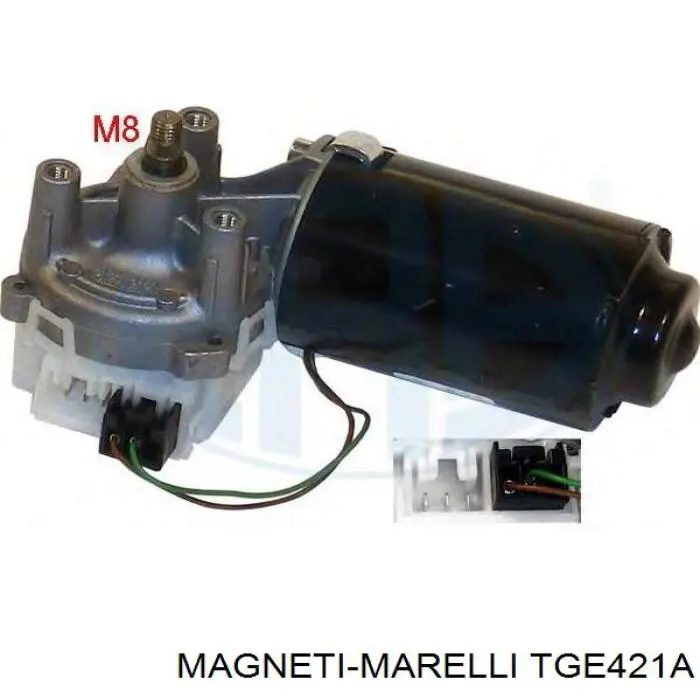 TGE421A Magneti Marelli motor del limpiaparabrisas del parabrisas
