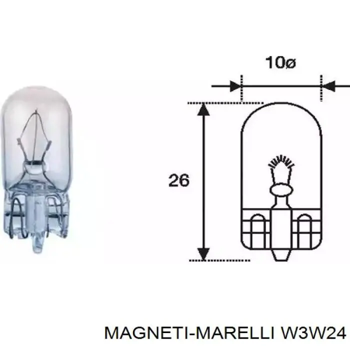 Bombilla MAGNETI MARELLI W3W24