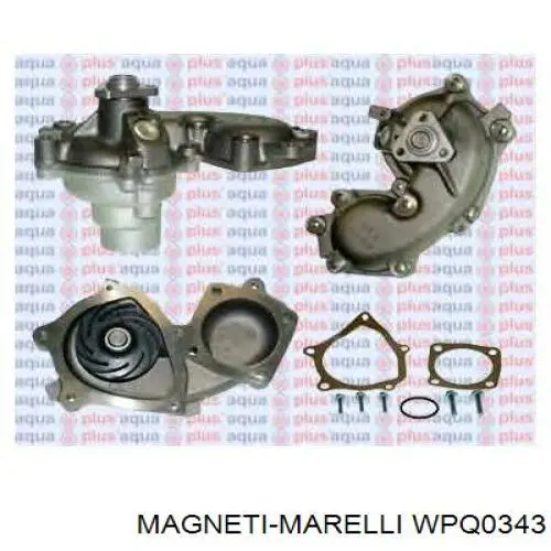 WPQ0343 Magneti Marelli bomba de agua, completo con caja
