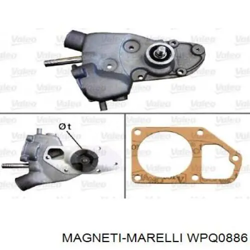 WPQ0886 Magneti Marelli bomba de agua