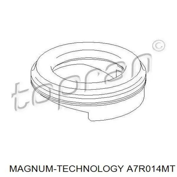 7700760574 Renault (RVI) Soporte del amortiguador delantero