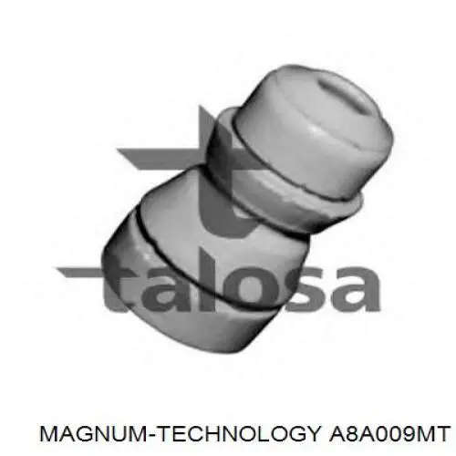A8A009MT Magnum Technology tope de amortiguador trasero, suspensión + fuelle
