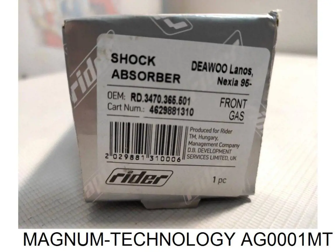 Amortiguador delantero Opel Astra 51, 52, F35, M35