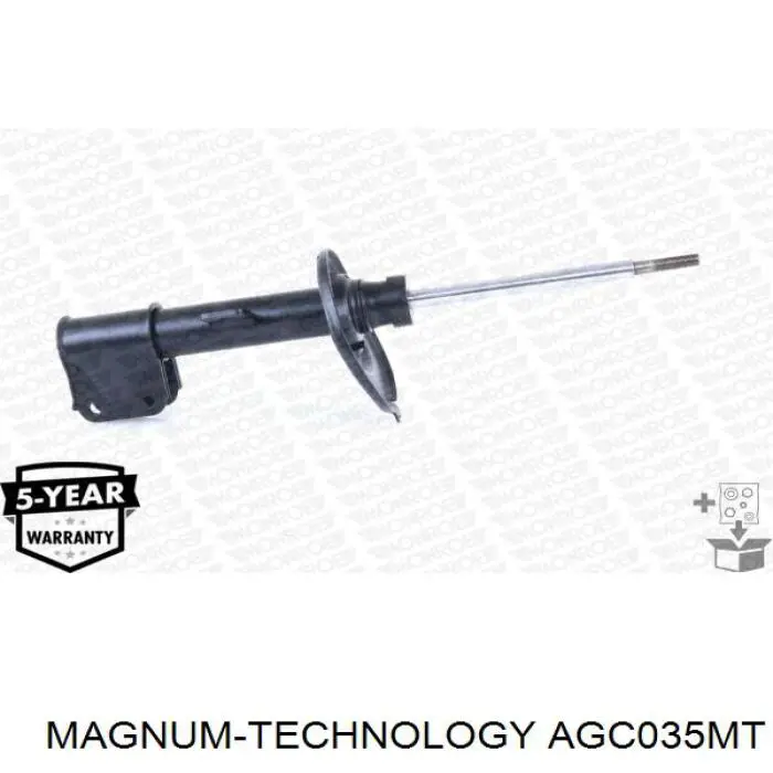 AGC035MT Magnum Technology amortiguador delantero izquierdo
