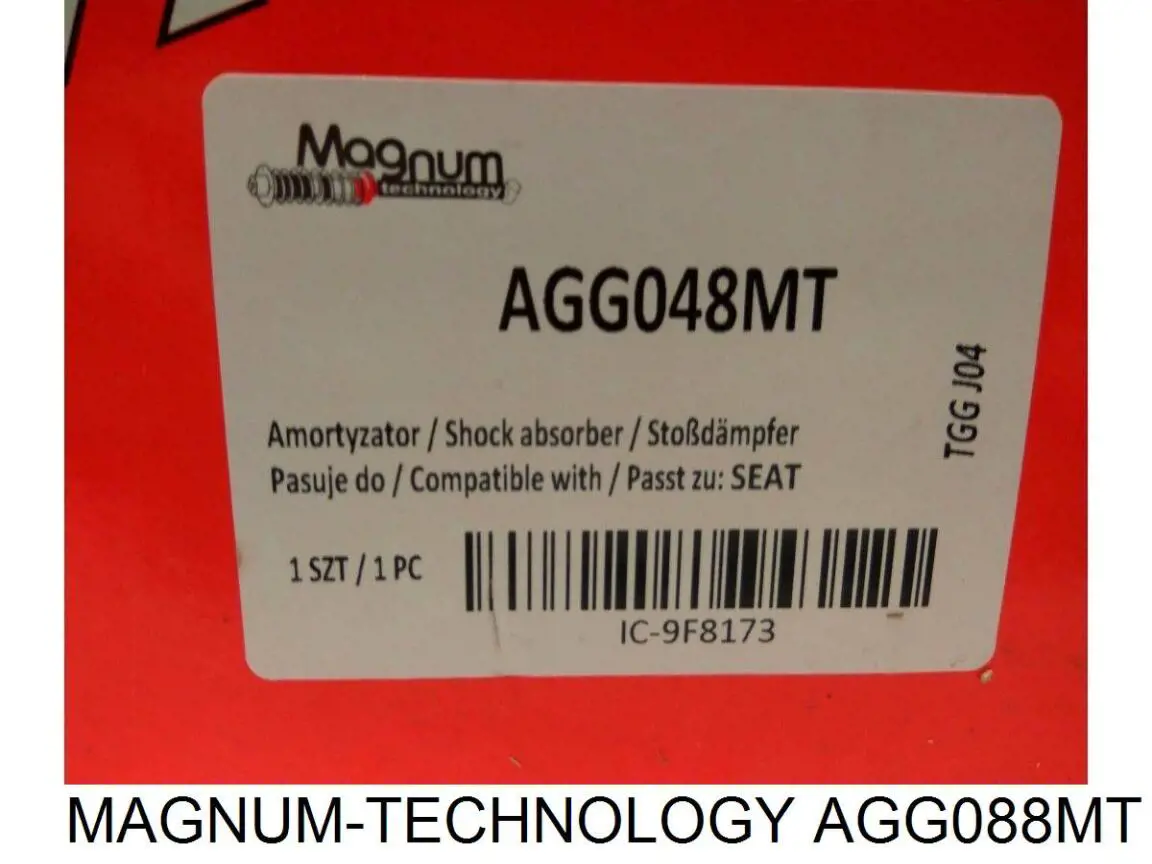 AGG088MT Magnum Technology amortiguador trasero