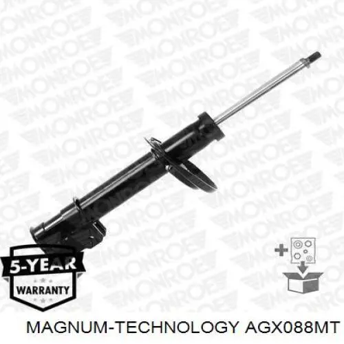 Amortiguador delantero derecho AGX088MT Magnum Technology