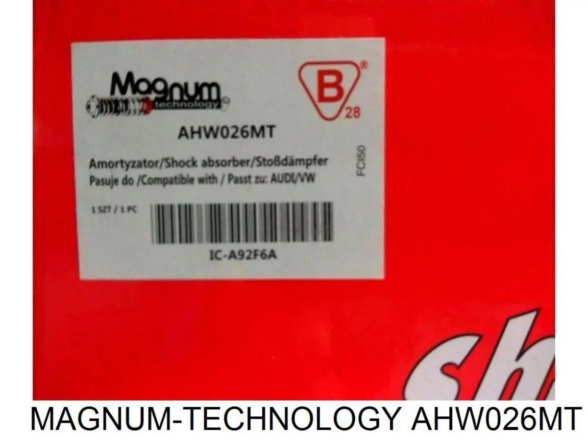 Amortiguador trasero Magnum Technology AHW026MT precio, desde 35,06 EUR