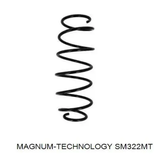 SM322MT Magnum Technology muelle de suspensión eje trasero