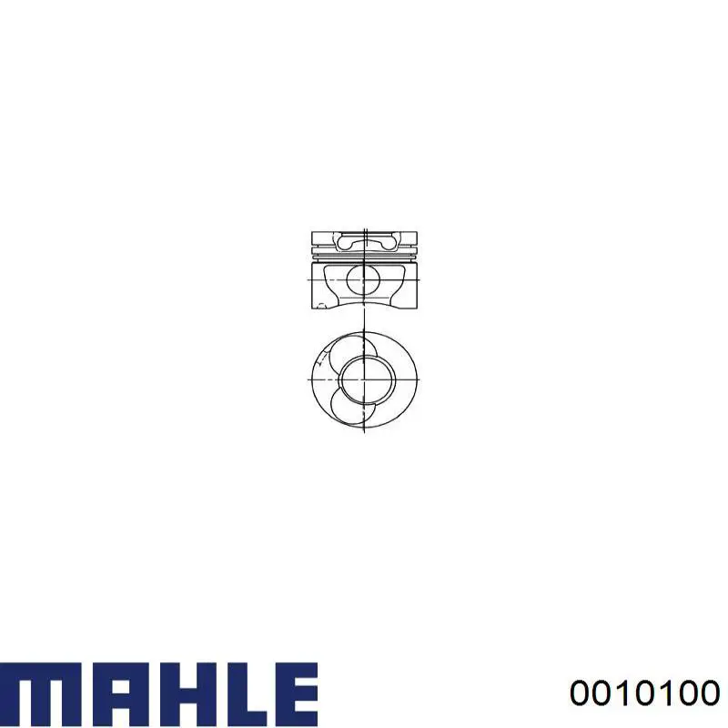 Pistón completo para 1 cilindro, STD Mahle Original 0010100 precio, desde 106,64 EUR