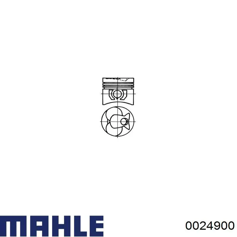 Pistón para cilindro Mahle Original 0024900 precio, desde 89,43 EUR