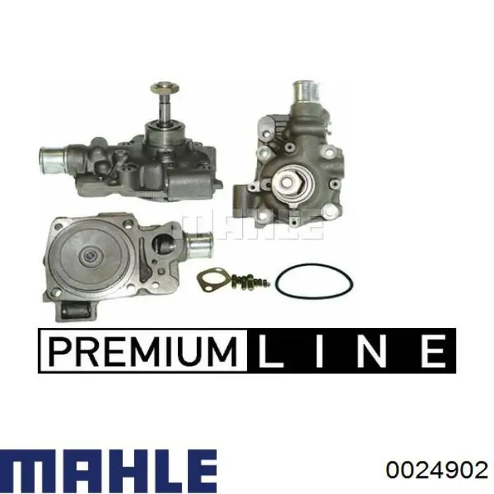 0024902 Mahle Original Pistón completo para 1 cilindro, segunda reparación (+0,50 mm)