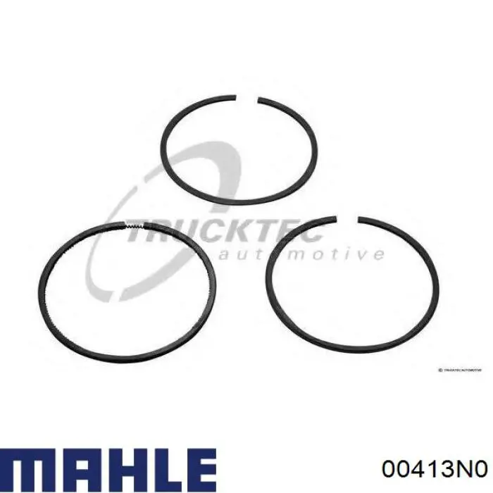 00413N0 Mahle Original juego segmentos émbolo, compresor, para 1 cilindro, std