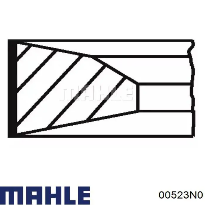 Comprar 00523N0 Mahle Original Aros de pistón para 1 cilindro, STD