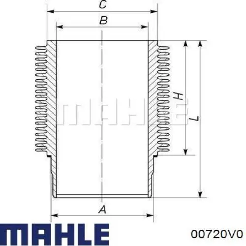 00720V0 Mahle Original juego de aros de pistón, motor, std