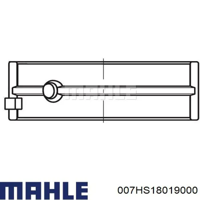 007 HS 18019 000 Mahle Original juego de cojinetes de cigüeñal, estándar, (std)