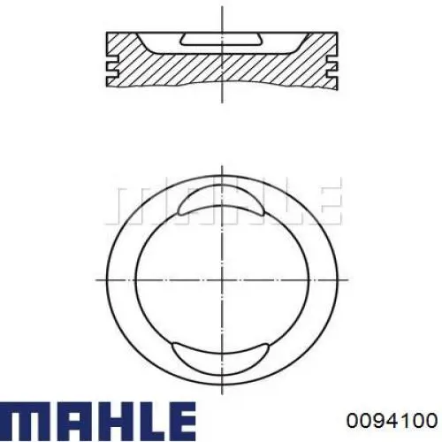 0094100 Mahle Original Pistón para cilindro