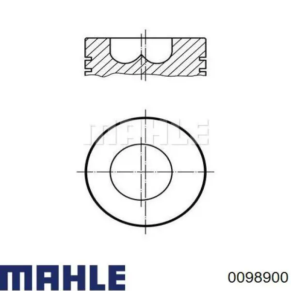 Pistón para cilindro Mahle Original 0098900 precio, desde 125,99 EUR