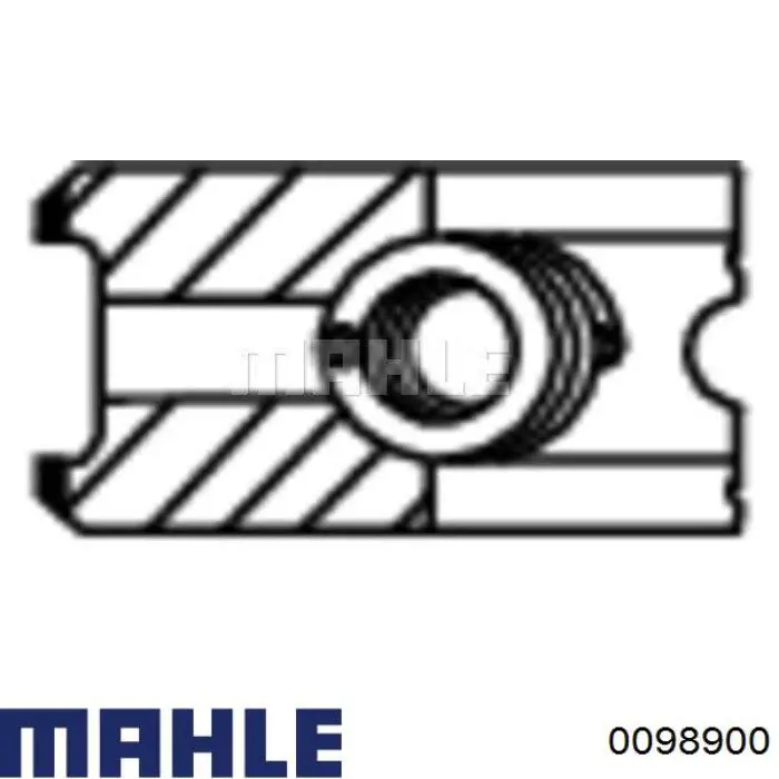 Pistón 0098900 Mahle Original