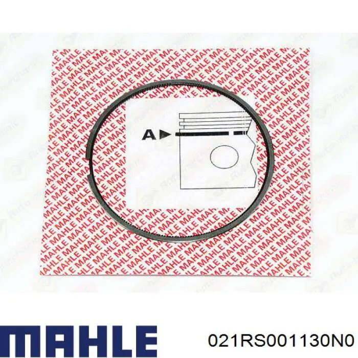 Aros de pistón para 1 cilindro, STD 021RS001130N0 Mahle Original