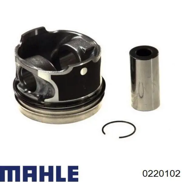 Comprar 0220102 Mahle Original Pistón completo para 1 cilindro, segunda reparación (+0,50 mm)