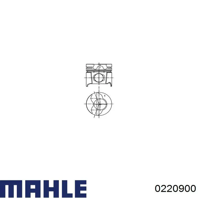 Pistón para cilindro Mahle Original 0220900 precio, desde 88,57 EUR