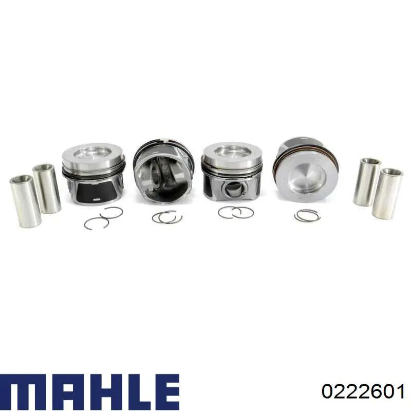 Pistón completo para 1 cilindro, segunda reparación (+0,50 mm) Mahle Original 0222601 precio, desde 113,31 EUR