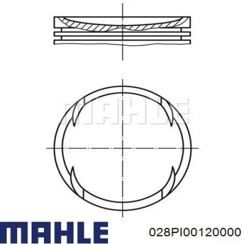 028PI00120000 Mahle Original