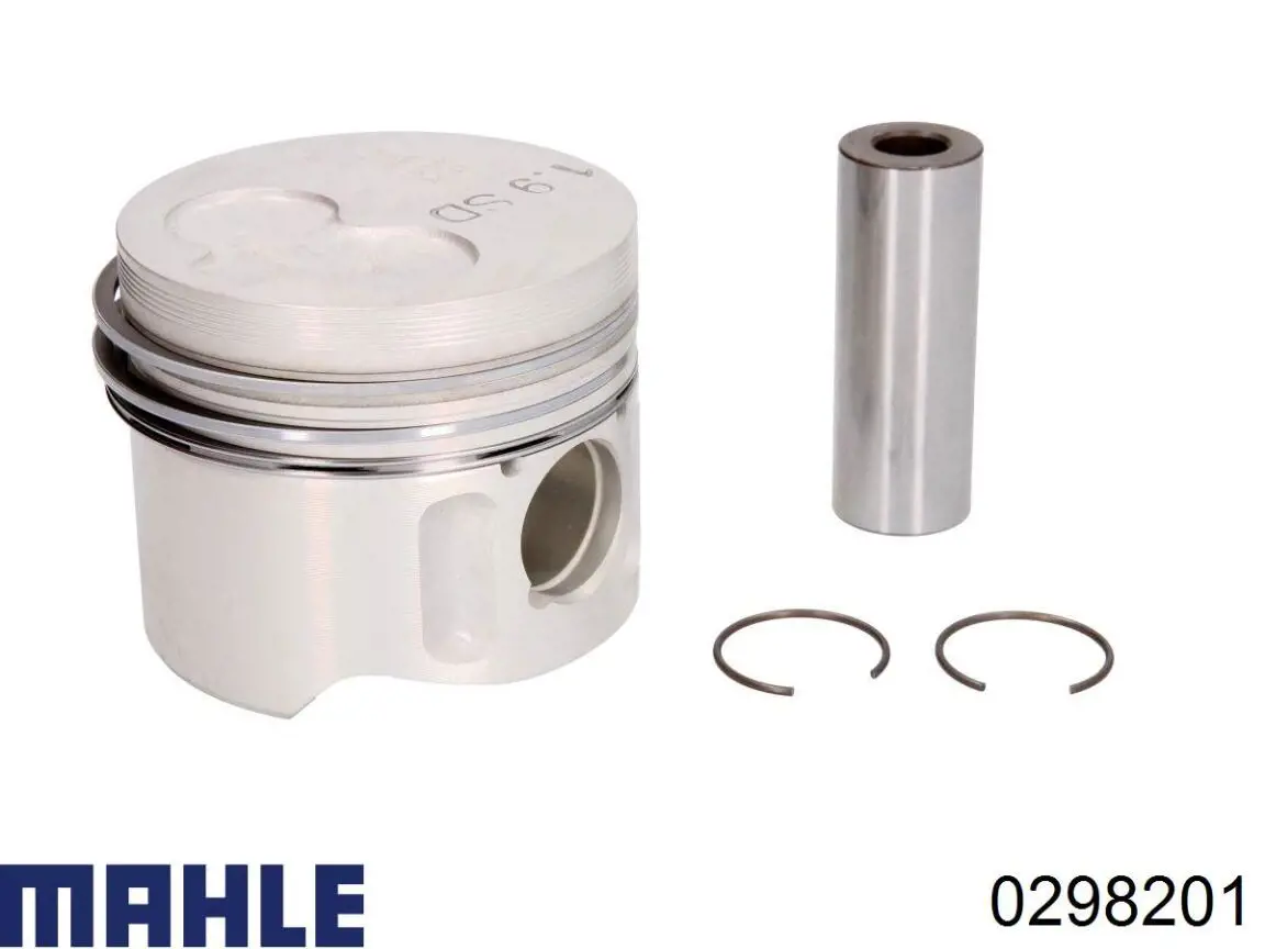 Comprar 0298201 Mahle Original Pistón completo para un cilindro, primera sobremedida (+0,25 mm)