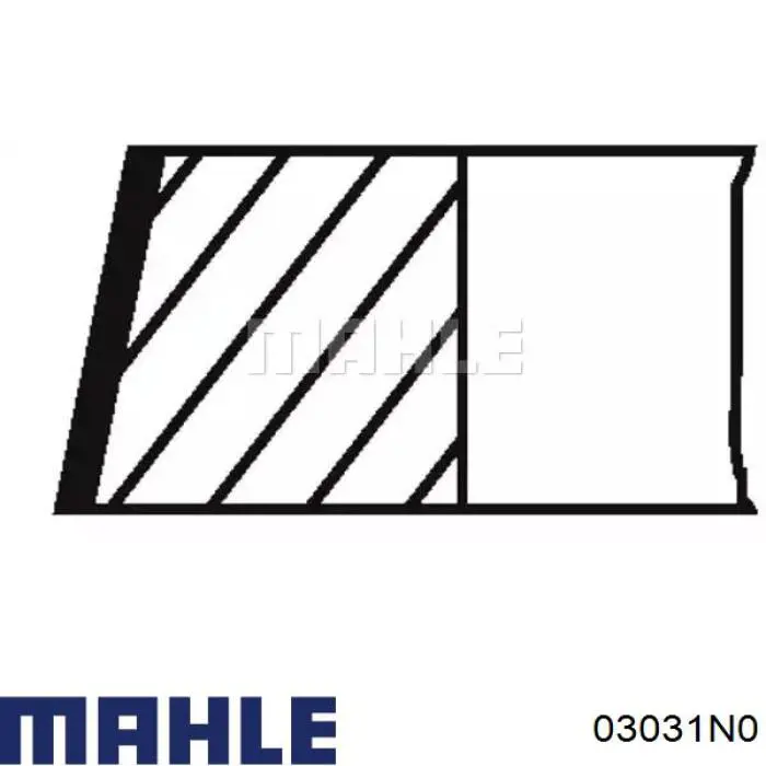 Comprar 03031N0 Mahle Original Aros de pistón para 1 cilindro, STD