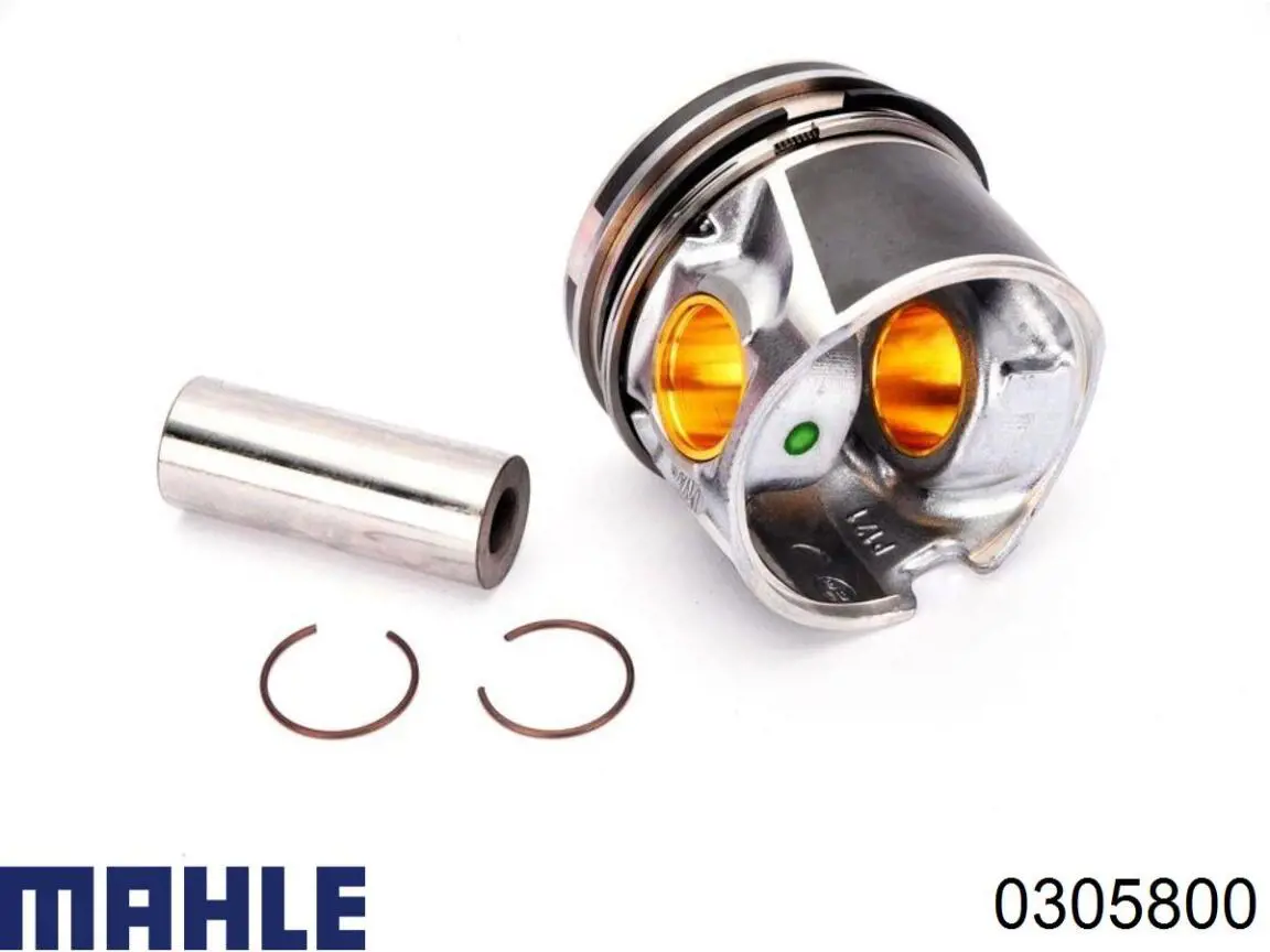 030 58 00 Mahle Original pistón completo para 1 cilindro, std