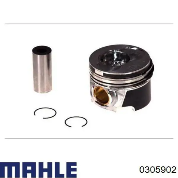 Pistón completo para 1 cilindro, segunda reparación (+0,50 mm) Mahle Original 0305902 precio, desde 105,29 EUR