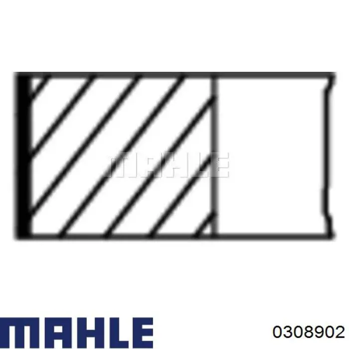 Pistón completo para 1 cilindro, segunda reparación (+0,50 mm) Mahle Original 0308902 precio, desde 71,22 EUR