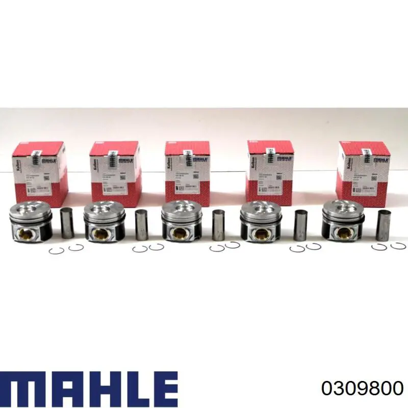 Pistón 0309800 Mahle Original