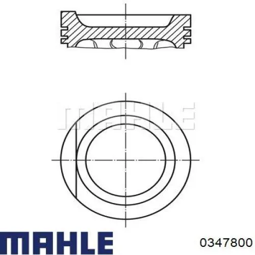 Pistón completo para 1 cilindro, STD Mahle Original 0347800 precio, desde 93,15 EUR