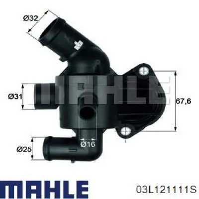 03L121111S Mahle Original caja del termostato