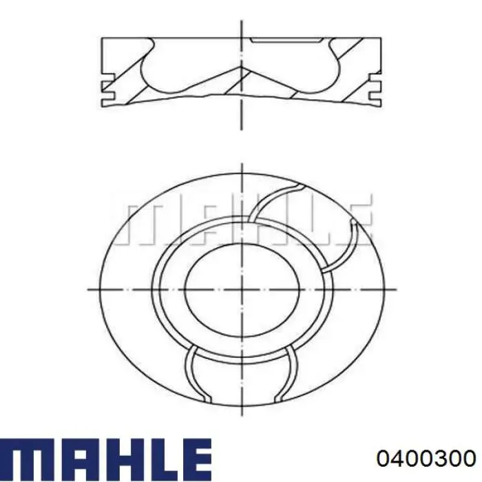 Pistón completo para 1 cilindro, STD Mahle Original 0400300 precio, desde 77,92 EUR