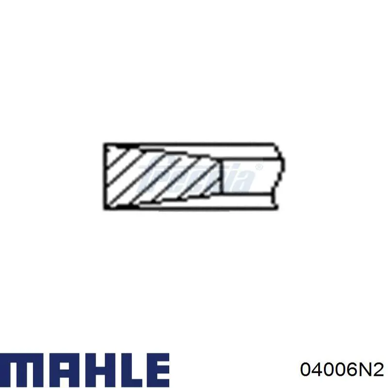 Comprar 04006N2 Mahle Original Juego de aros de pistón para 1 cilindro, sobremedida (+0,50 mm)