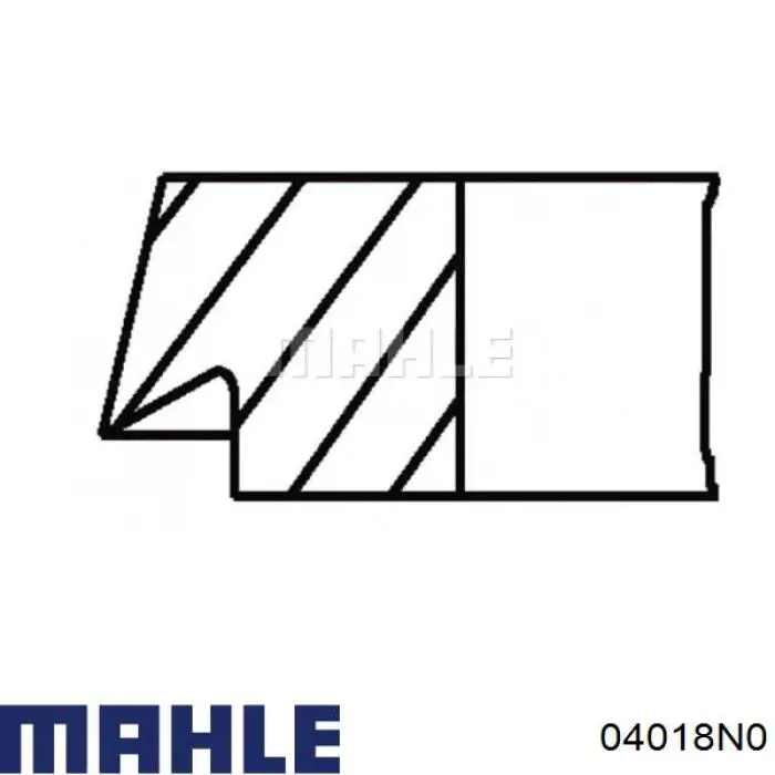 04018N0 Mahle Original juego de aros de pistón, motor, std