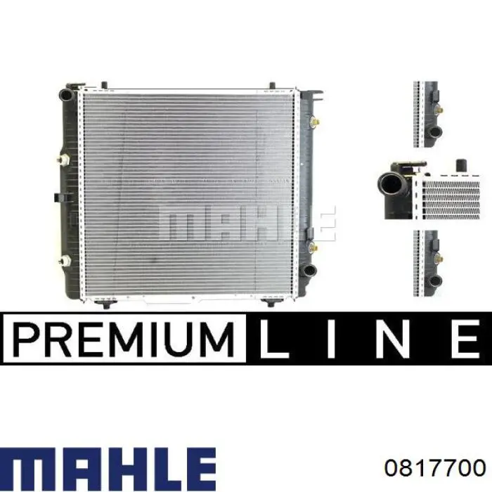 0817700 Mahle Original pistón completo para 1 cilindro, std