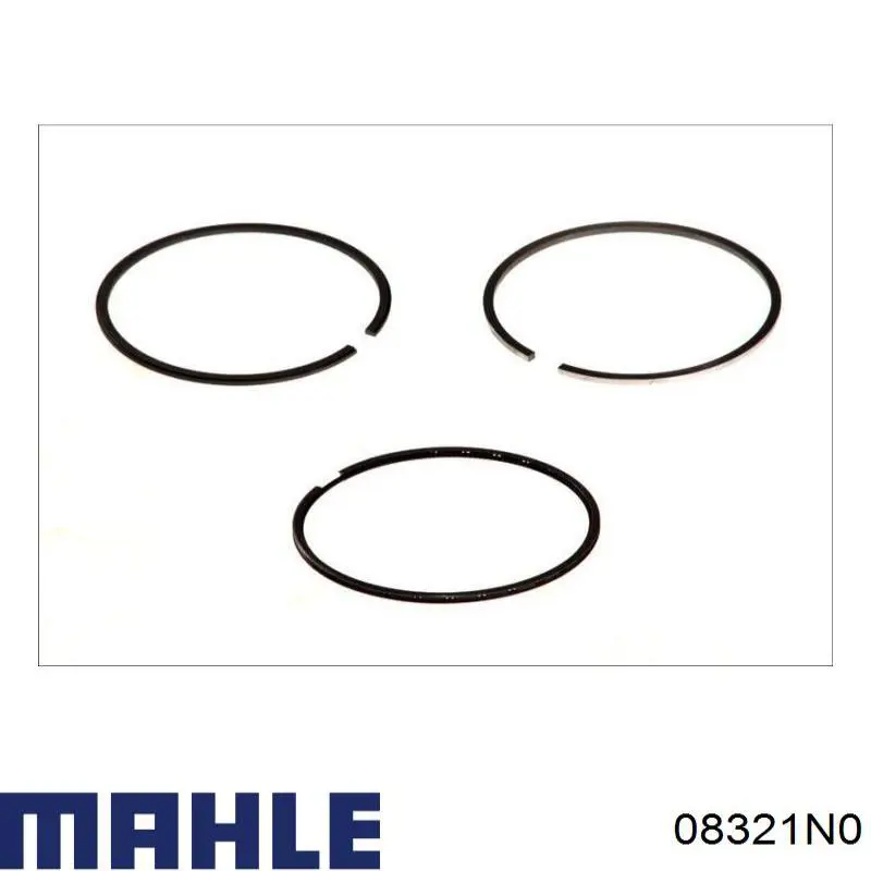 08321N0 Mahle Original aros de pistón para 1 cilindro, std