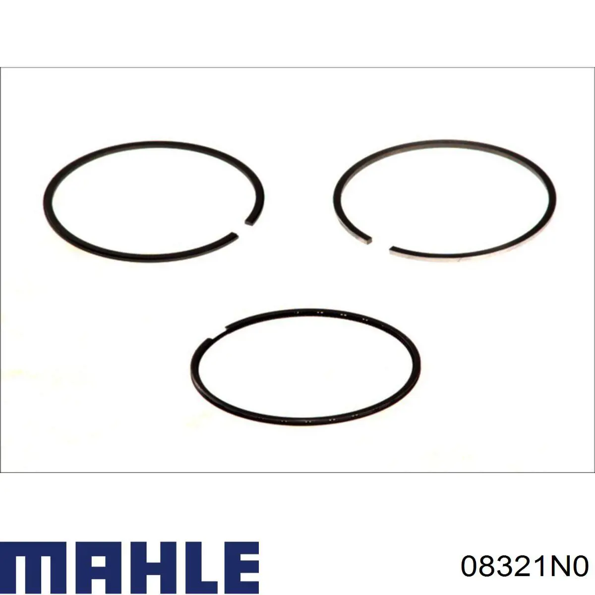 08321N0 Mahle Original Juego de anillos de pistón para 1 cilindro, STD