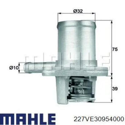 227 VE 30954 000 Mahle Original válvula de admisión