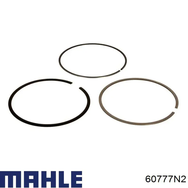 60777N2 Mahle Original juego de aros de pistón de motor, cota de reparación +0,50 mm